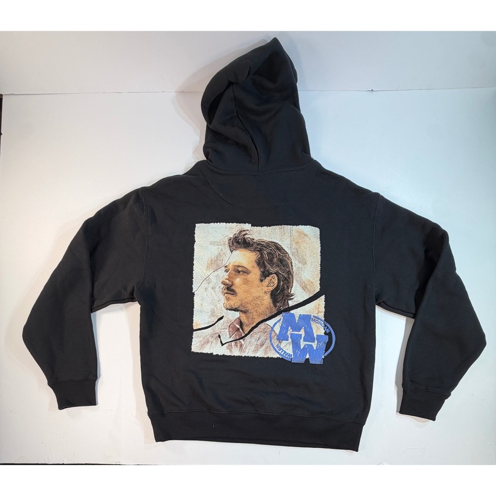 Morgan Wallen Im The Problem Graphic Hoodie Black Mens Medium 39542016 NEW